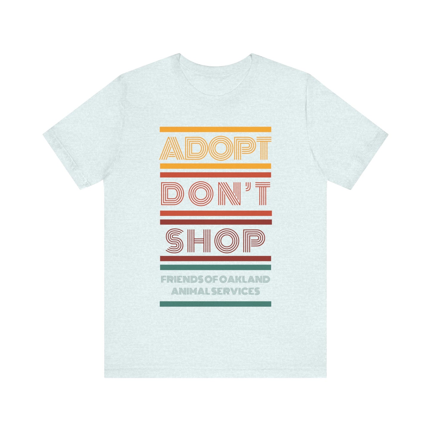 Retro Adopt Don't Shop Unisex Tee