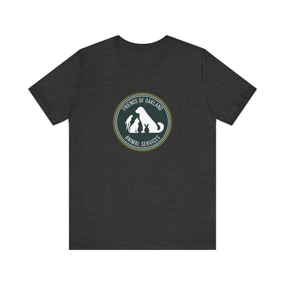 Baseball Friends of Oakland Animal Services Tee - Unisex Jersey Short Sleeve Animal Lovers Shirt