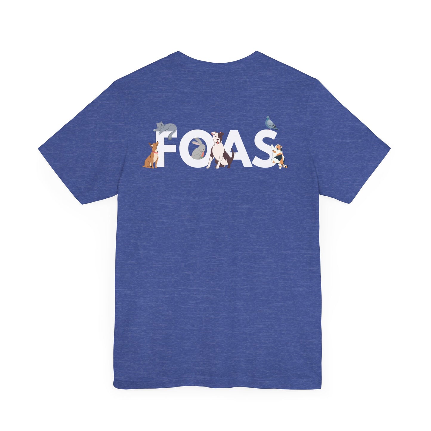 FOAS Pets Back Printed Cotton Jersey Tee