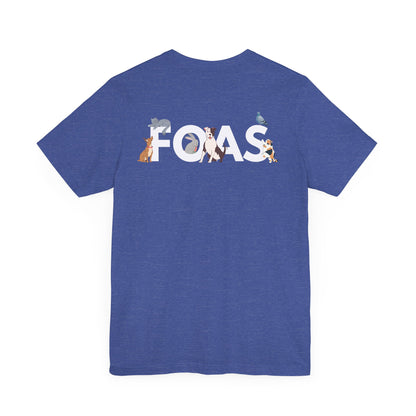 FOAS Pets Back Printed Cotton Jersey Tee