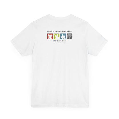 Las Mascotas -Adopt Oakland Cat & Dog Tee – Unisex Jersey Short Sleeve T-Shirt for Animal Lovers
