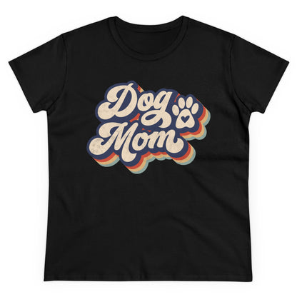 Dog Mom Women's Midweight Cotton Tee