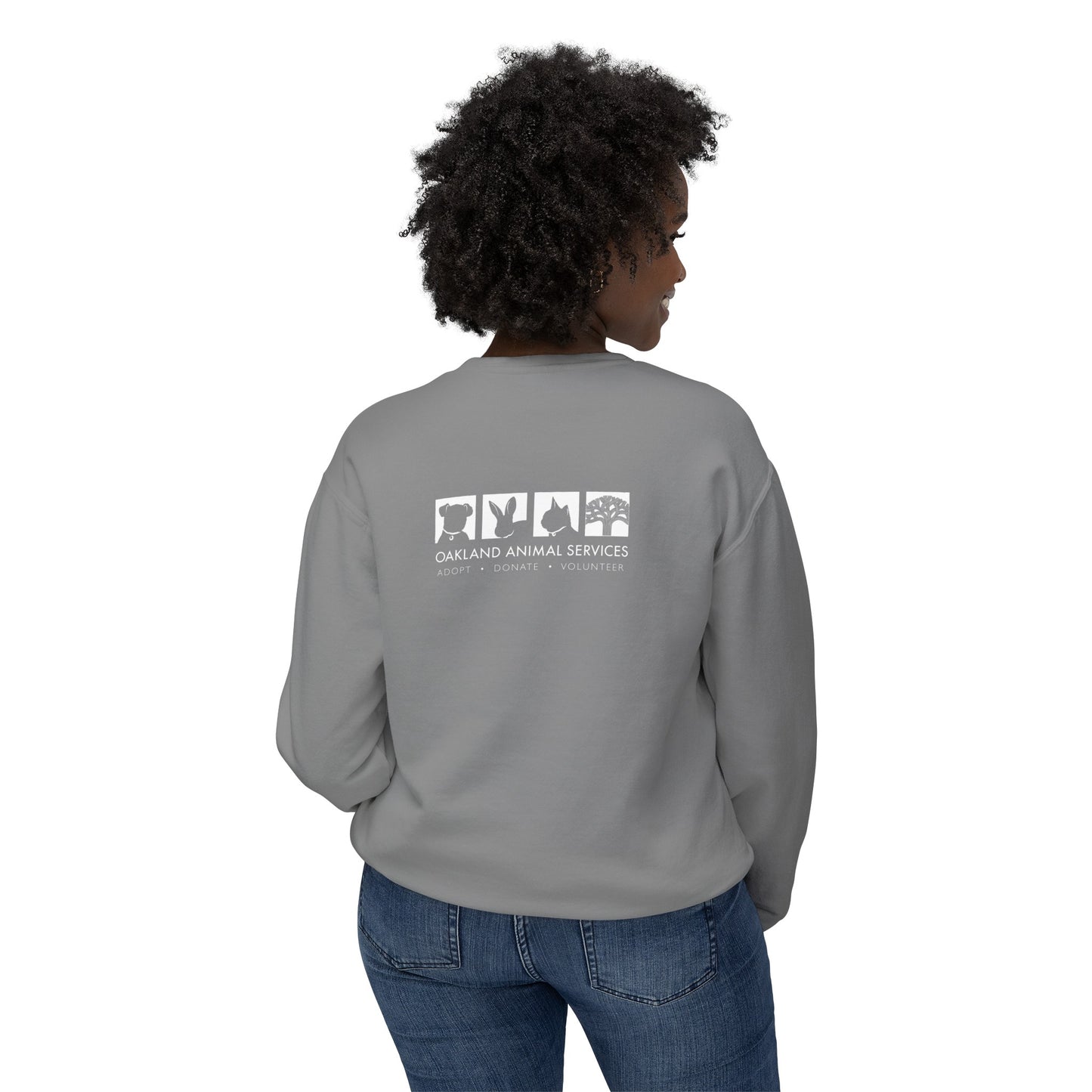 OAS Logo Unisex Lightweight Crewneck Sweatshirt