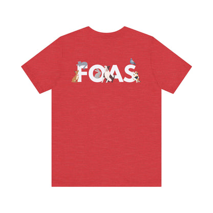FOAS Pets Back Printed Cotton Jersey Tee
