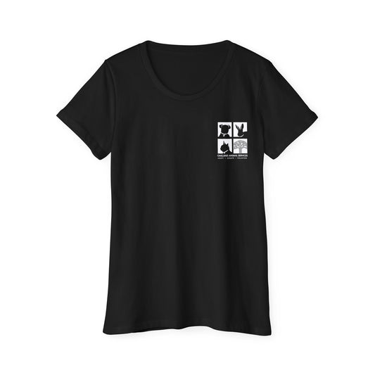 Spay and Neuter Back Printed Women's Organic Short Sleeve T-Shirt