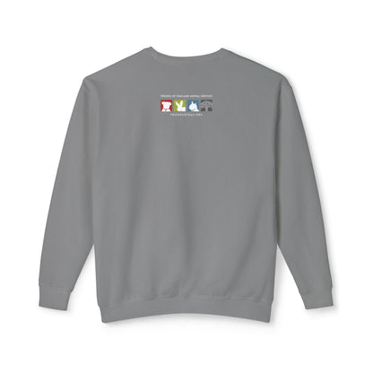 Pawsitively Oakland Unisex Lightweight Crewneck Sweatshirt