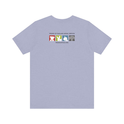 Las Mascotas -Adopt Oakland Cat & Dog Tee – Unisex Jersey Short Sleeve T-Shirt for Animal Lovers
