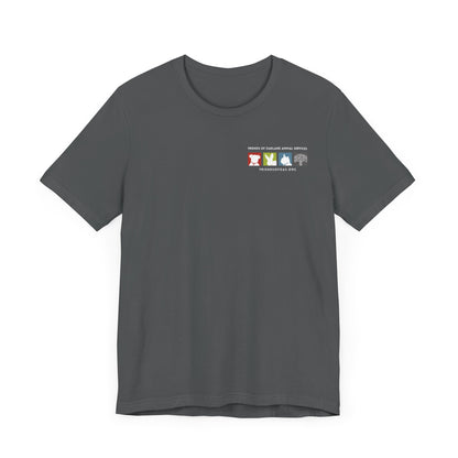 Back-Printed FOAS Logo - Unisex Short Sleeve Tee