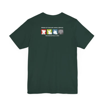 Baseball Friends of Oakland Animal Services Tee - Unisex Jersey Short Sleeve Animal Lovers Shirt