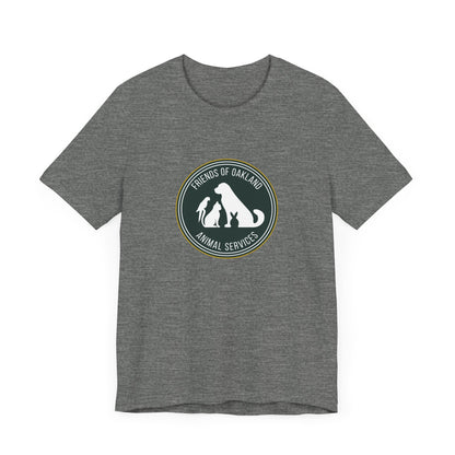 Baseball Friends of Oakland Animal Services Tee - Unisex Jersey Short Sleeve Animal Lovers Shirt