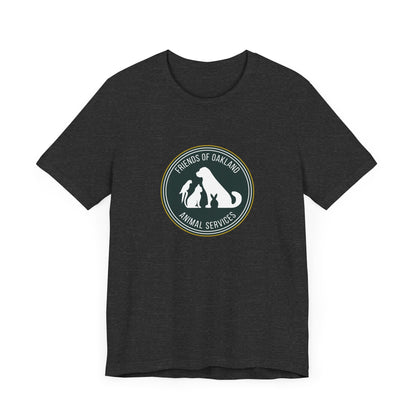 Baseball Friends of Oakland Animal Services Tee - Unisex Jersey Short Sleeve Animal Lovers Shirt
