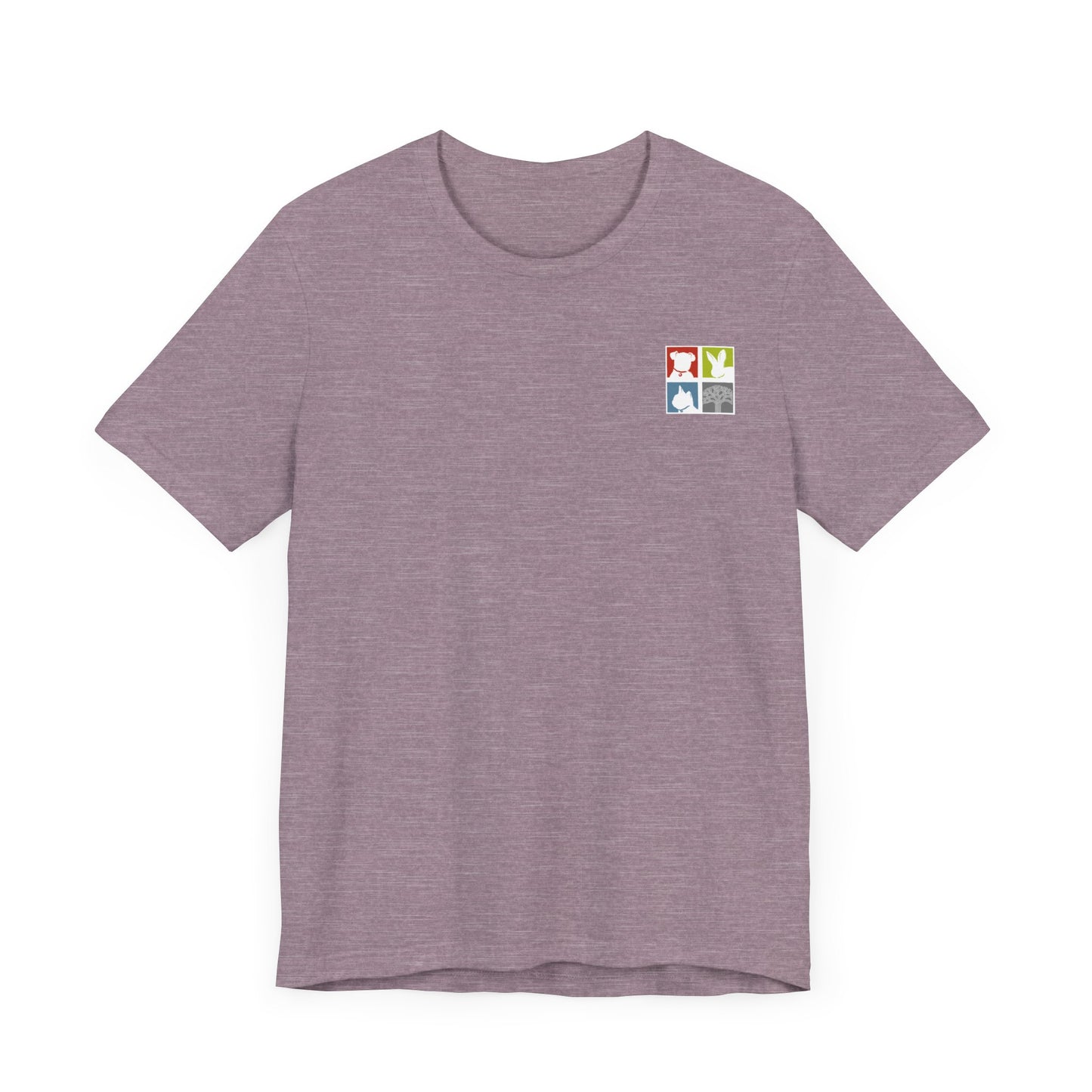 FOAS Pets Back Printed Cotton Jersey Tee