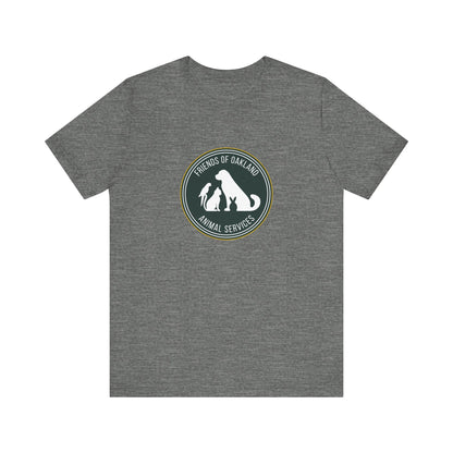 Baseball Friends of Oakland Animal Services Tee - Unisex Jersey Short Sleeve Animal Lovers Shirt