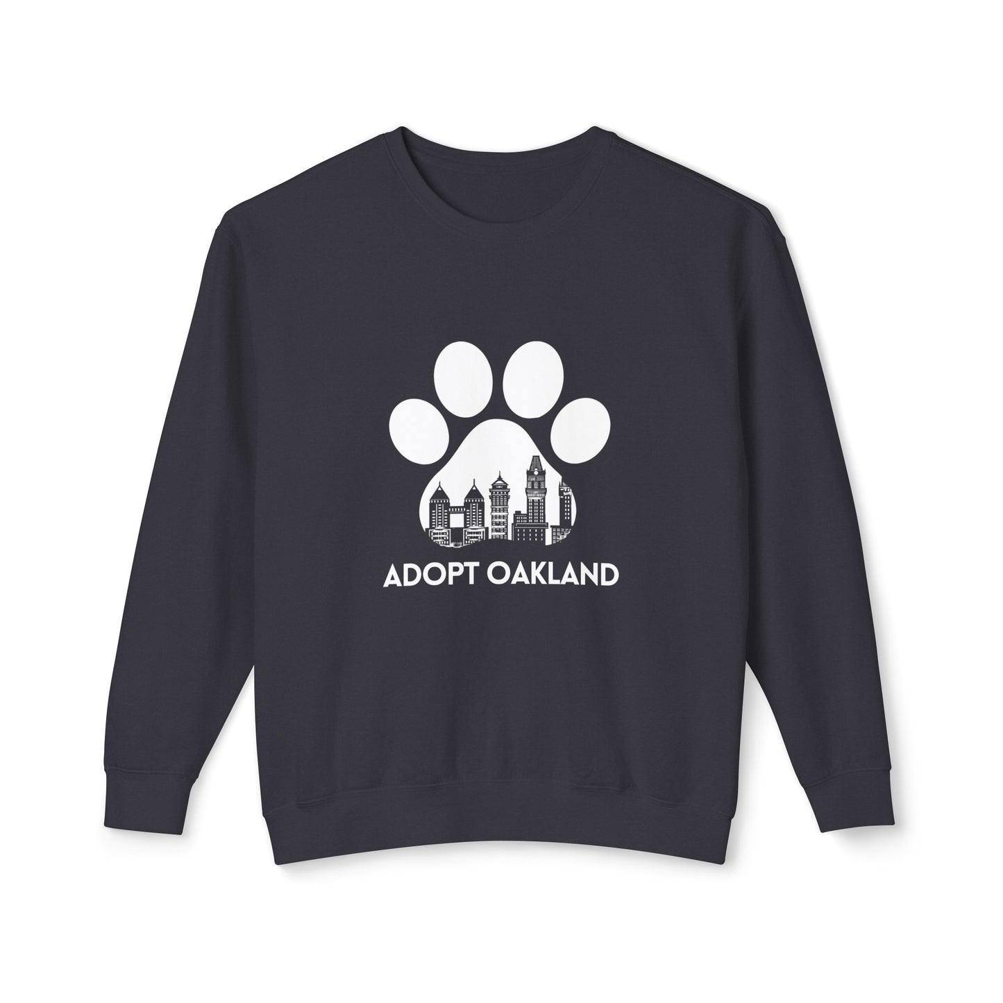 Adopt Oakland Unisex Lightweight Crewneck Sweatshirt