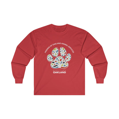 Pawsitively Oakland Unisex Cotton Long Sleeve Tee