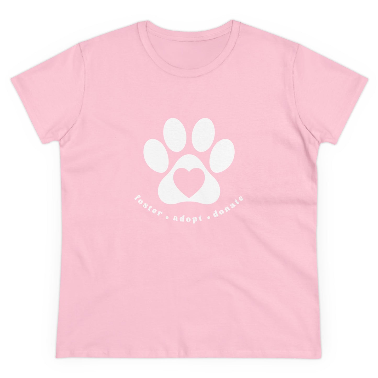 Helping Paw Women's Midweight Cotton Tee