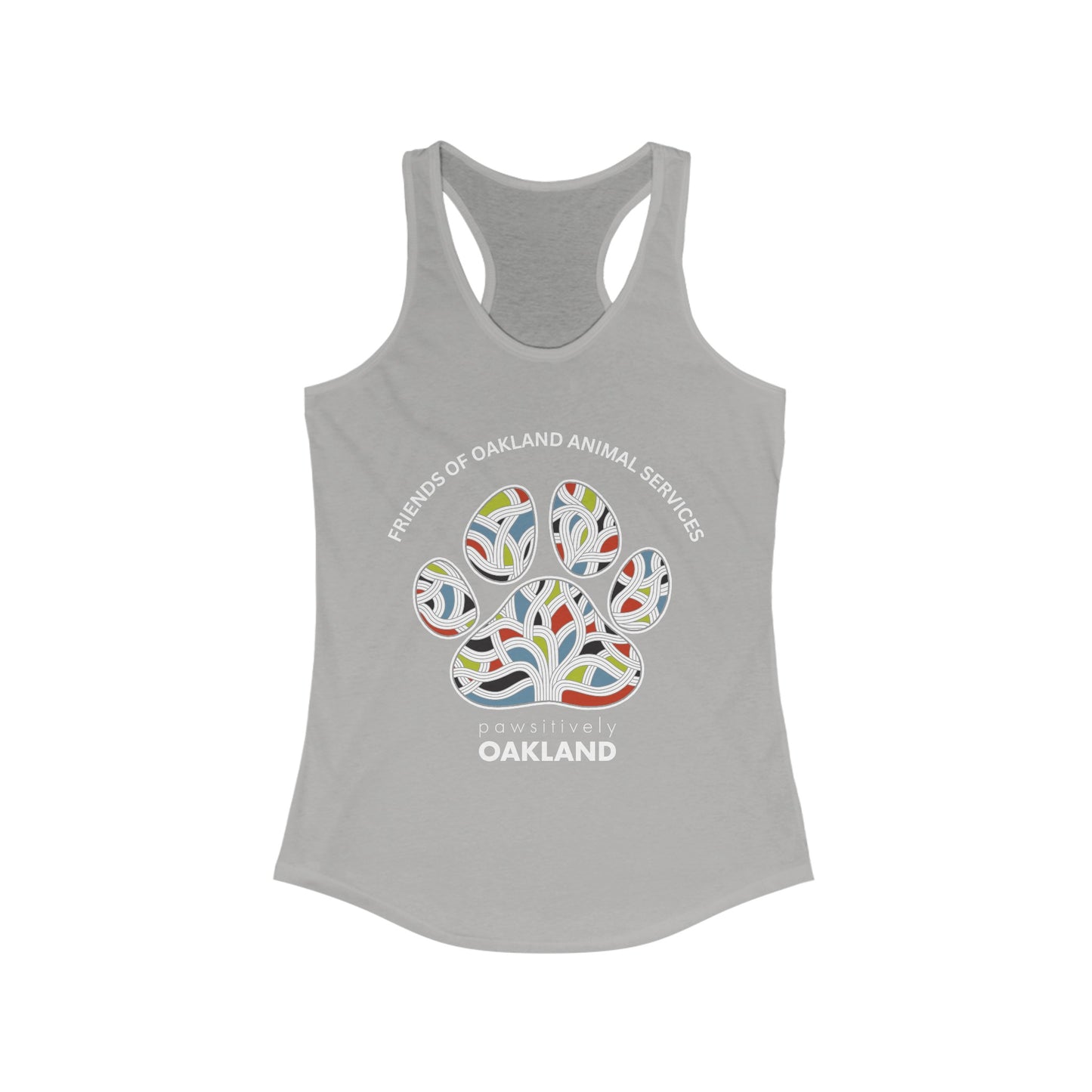 Pawsitively Oakland Women's Ideal Racerback Tank