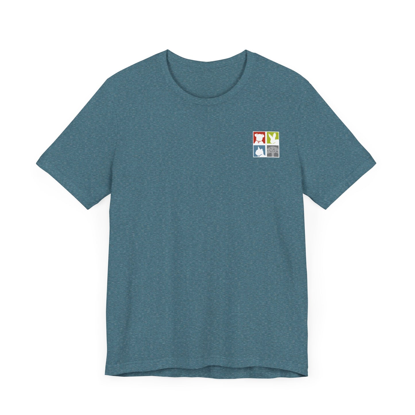 FOAS Pets Back Printed Cotton Jersey Tee