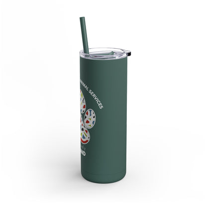 Pawsitively Oakland Maars Maker Skinny Matte Tumbler, 20oz