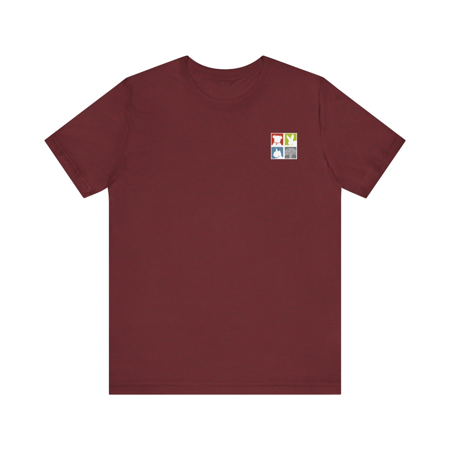 FOAS Pets Back Printed Cotton Jersey Tee