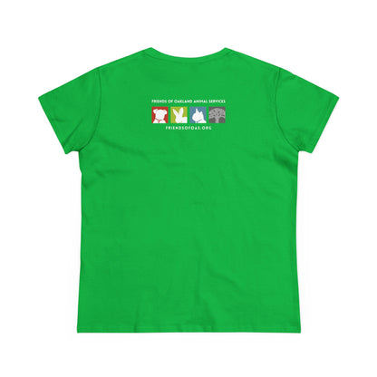 Ask Me -- Women's Midweight Cotton Tee