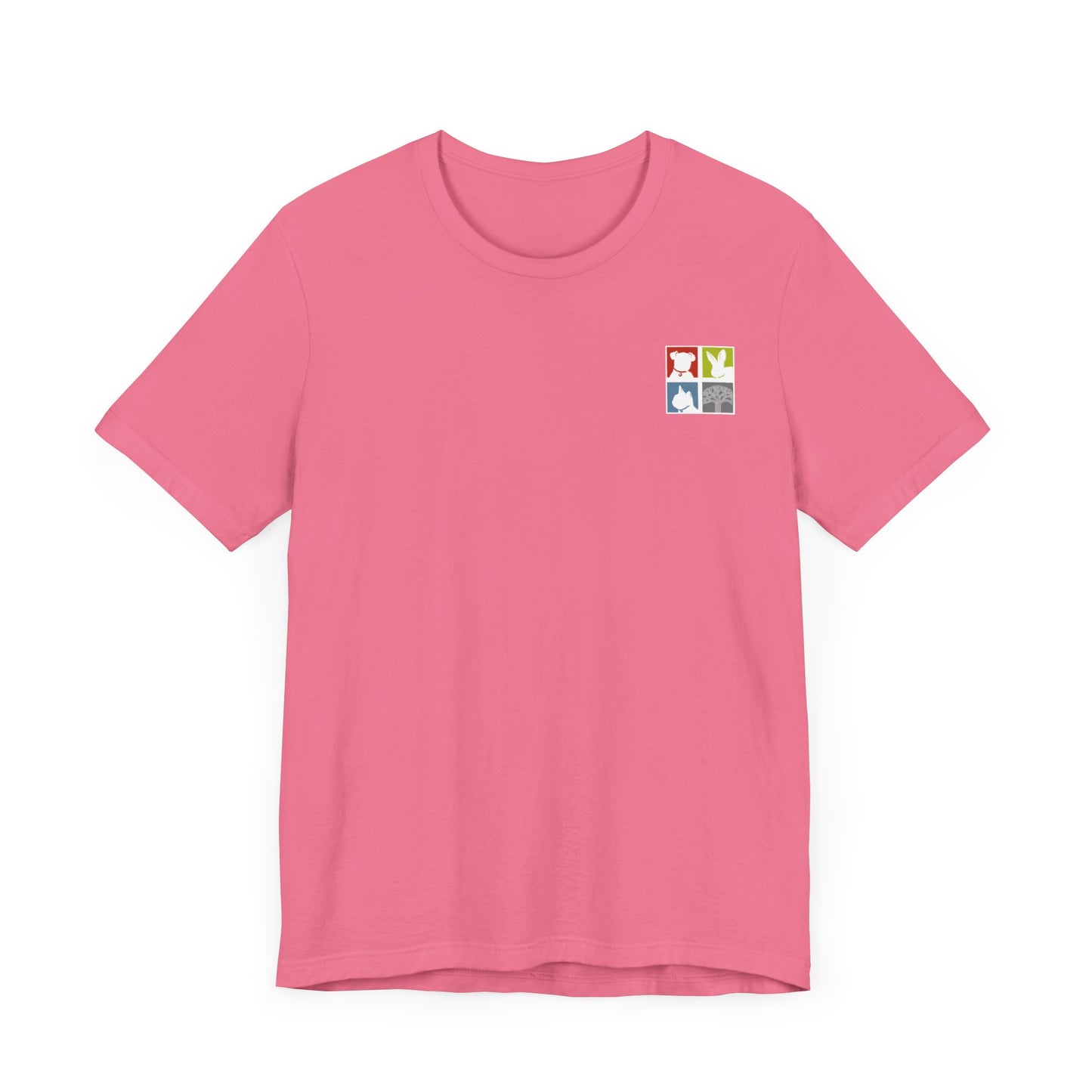 FOAS Pets Back Printed Cotton Jersey Tee