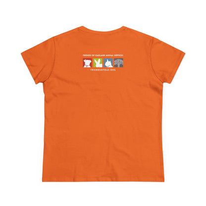 Ask Me -- Women's Midweight Cotton Tee