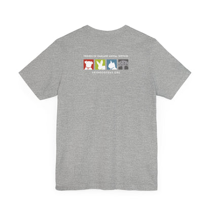 Baseball Friends of Oakland Animal Services Tee - Unisex Jersey Short Sleeve Animal Lovers Shirt