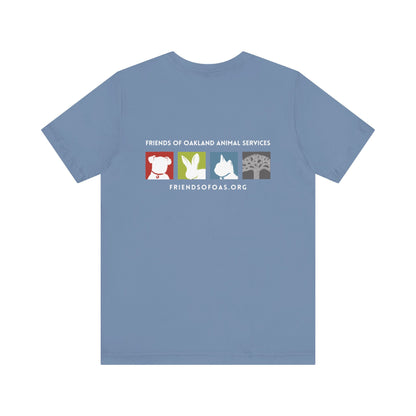 Back-Printed FOAS Logo - Unisex Short Sleeve Tee