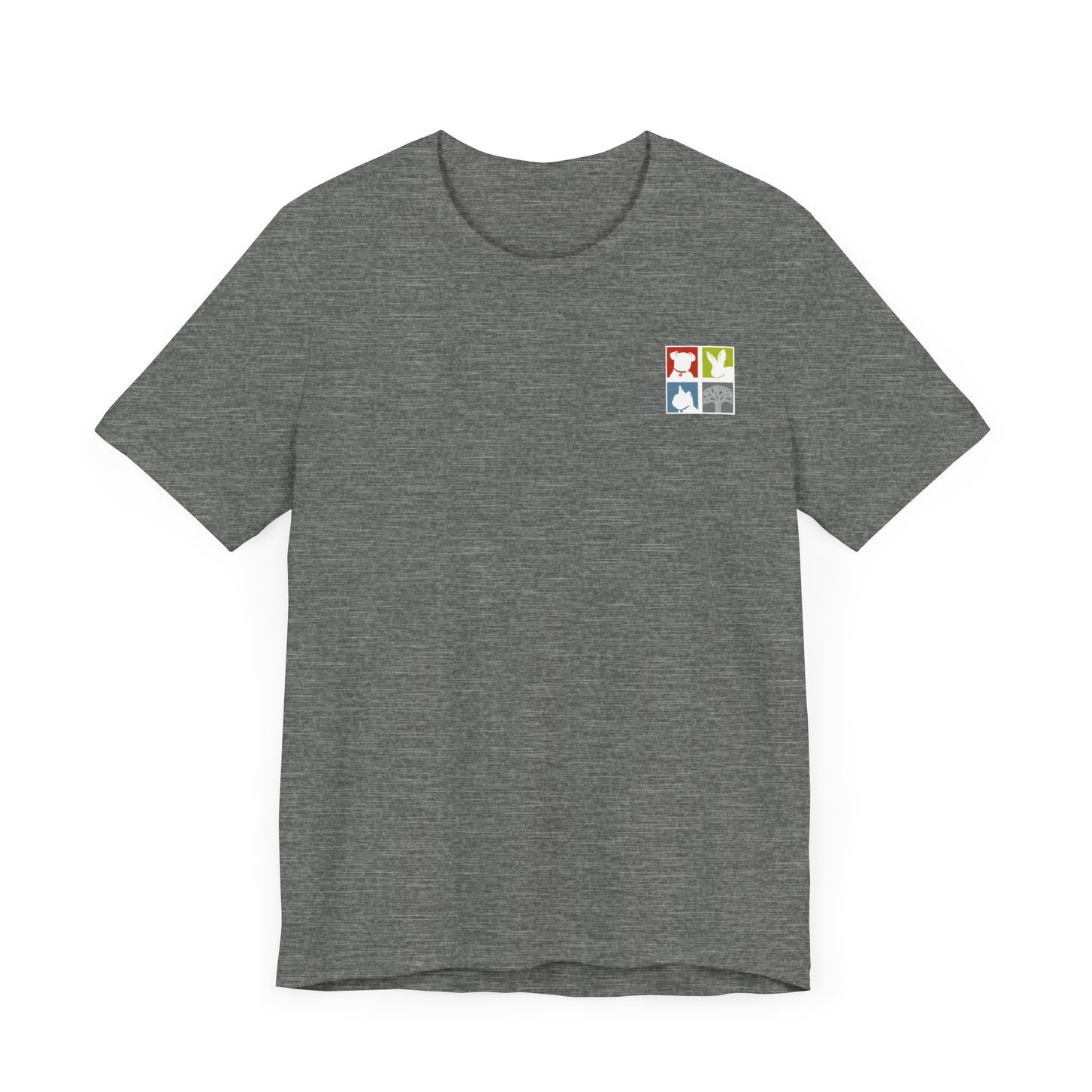 FOAS Pets Back Printed Cotton Jersey Tee