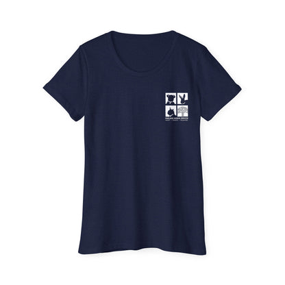 Spay and Neuter Back Printed Women's Organic Short Sleeve T-Shirt