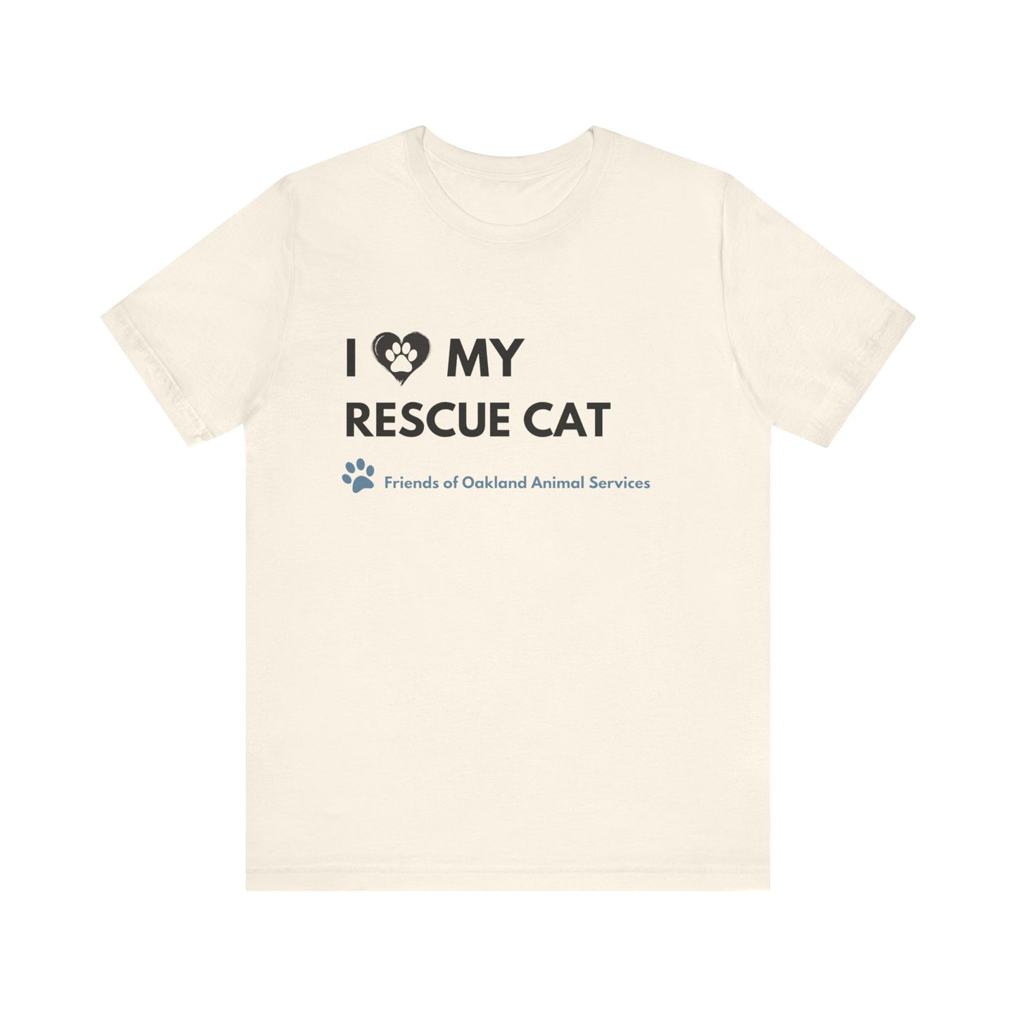 I Love my Rescue Cat Unisex Tee