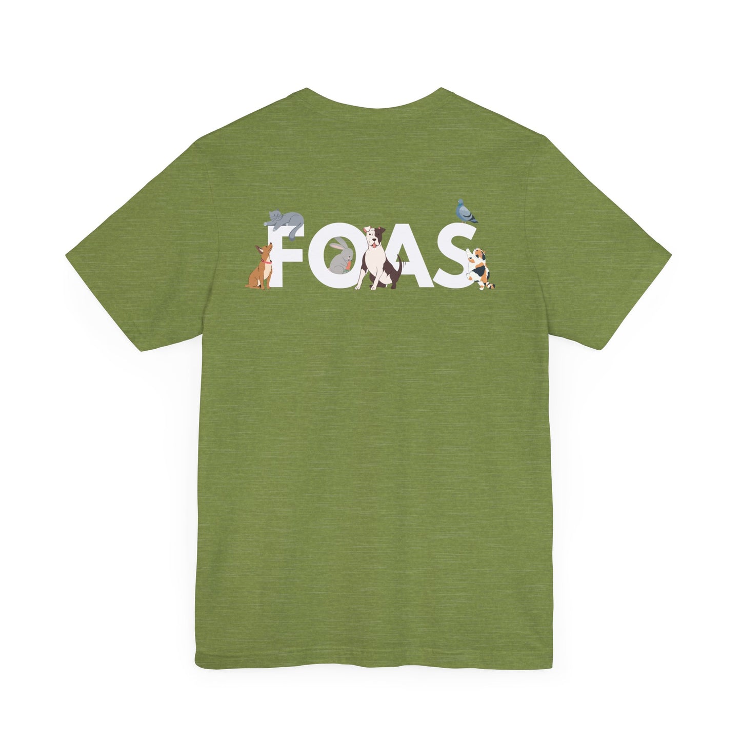 FOAS Pets Back Printed Cotton Jersey Tee