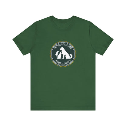 Baseball Friends of Oakland Animal Services Tee - Unisex Jersey Short Sleeve Animal Lovers Shirt