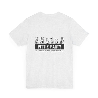 Back Printed Pittie Party Unisex Tee