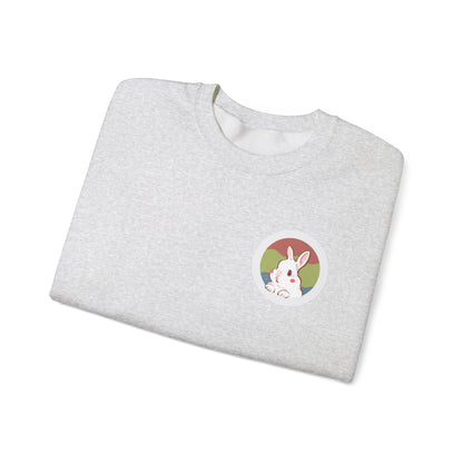 Bunny Unisex Crewneck Sweatshirt for Animal Lovers