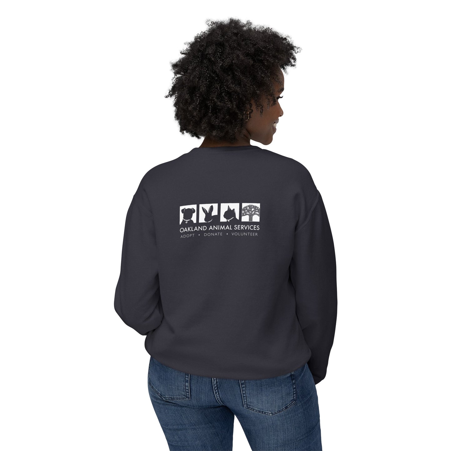 OAS Logo Unisex Lightweight Crewneck Sweatshirt