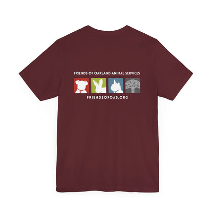 Back-Printed FOAS Logo - Unisex Short Sleeve Tee