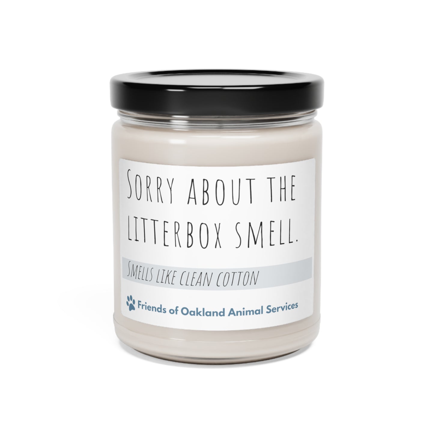 Clean Cotton Scented Soy Candle, 9oz