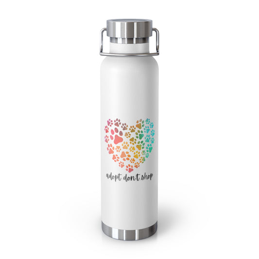 Adopt Don't Shop Copper Vacuum Insulated Bottle, 22oz