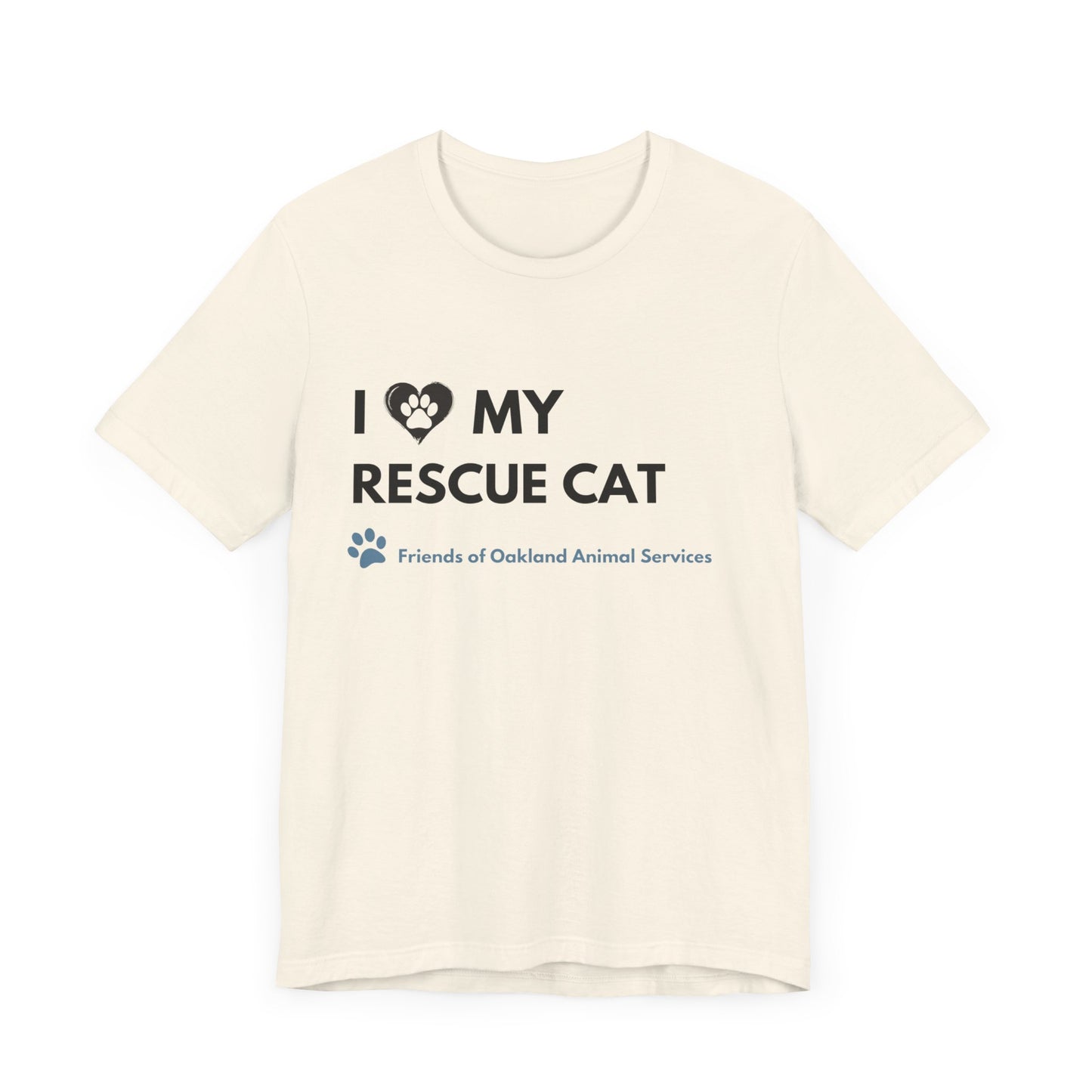 I Love my Rescue Cat Unisex Tee