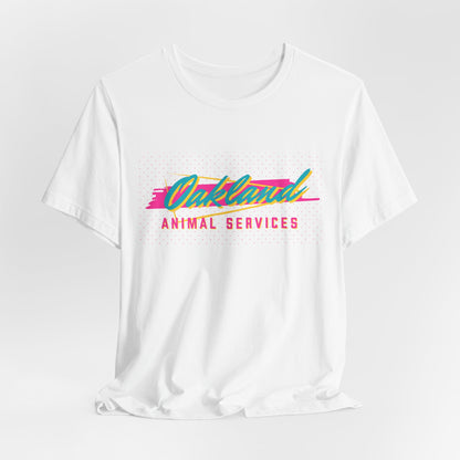 90's Baby Oakland Animal Services Unisex Tee - Support Animal Welfare, Retro Design