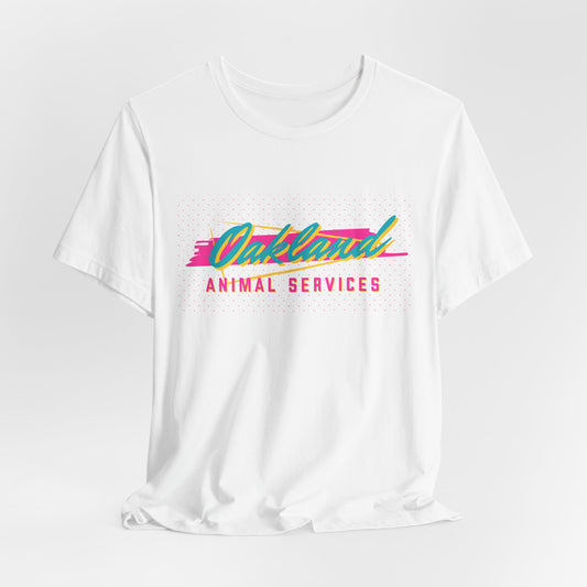 90's Baby Oakland Animal Services Unisex Tee - Support Animal Welfare, Retro Design