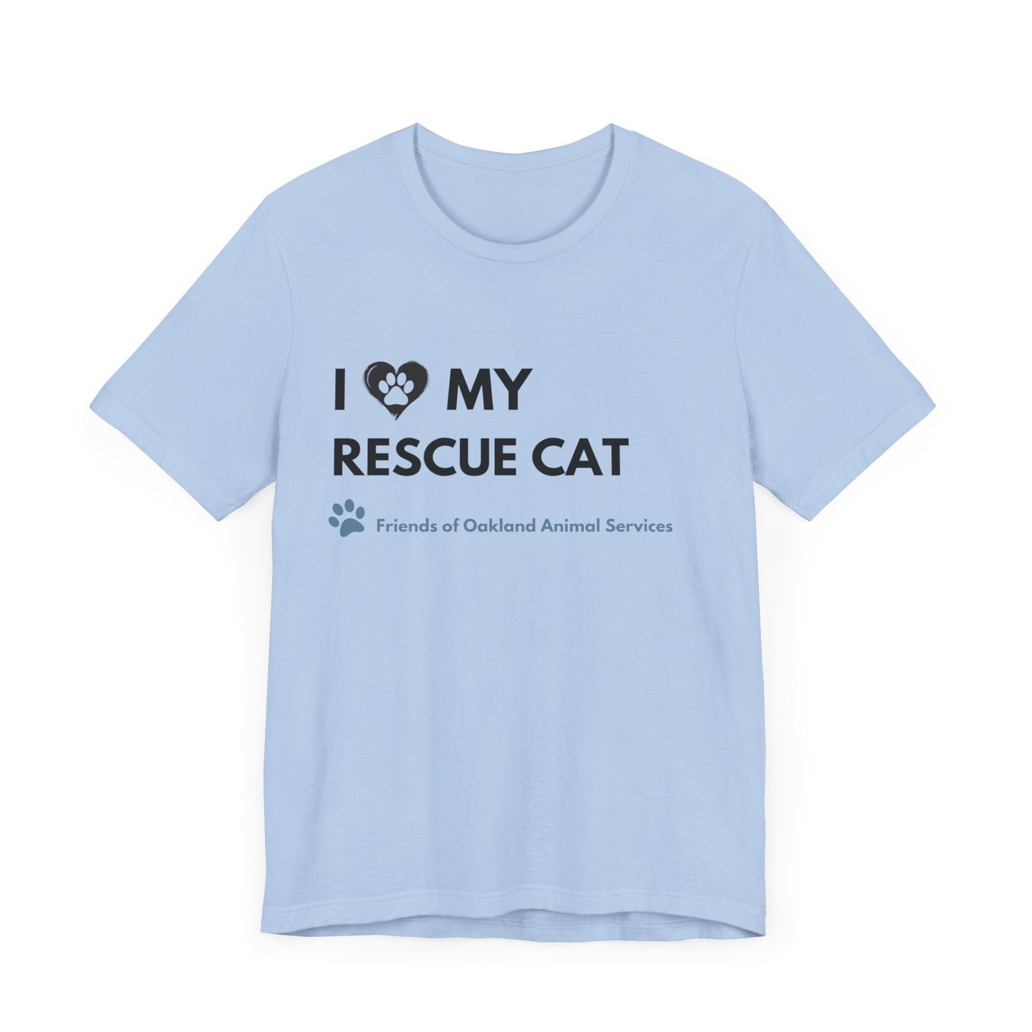 I Love my Rescue Cat Unisex Tee