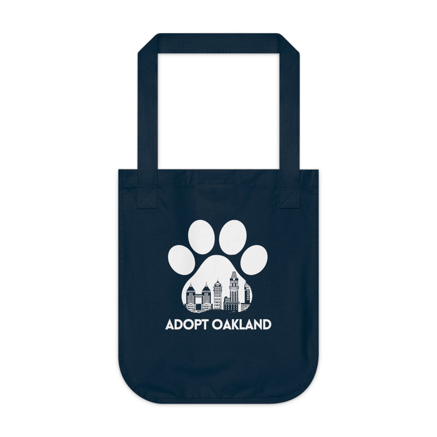 Copy of Pawsitively Oakland Organic Canvas Tote Bag