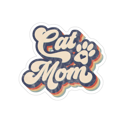 Cat Mom Outdoor Sticker