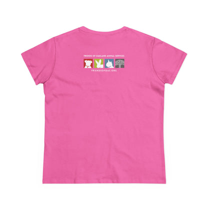 Ask Me -- Women's Midweight Cotton Tee