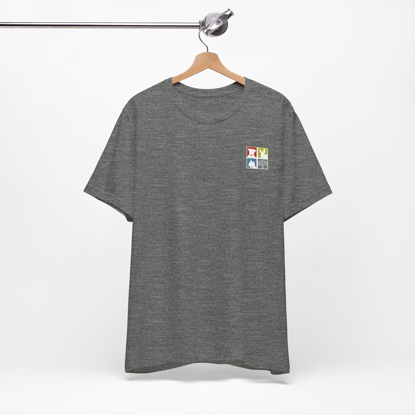 FOAS Pets Back Printed Cotton Jersey Tee