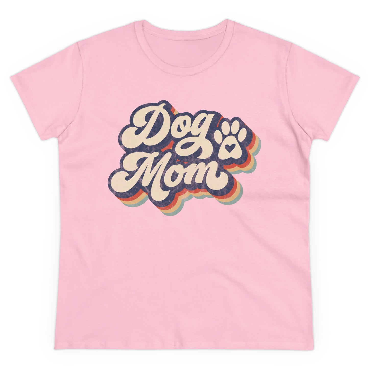 Dog Mom Women's Midweight Cotton Tee