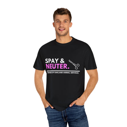 Spay & Neuter - Unisex Garment Dyed T-Shirt
